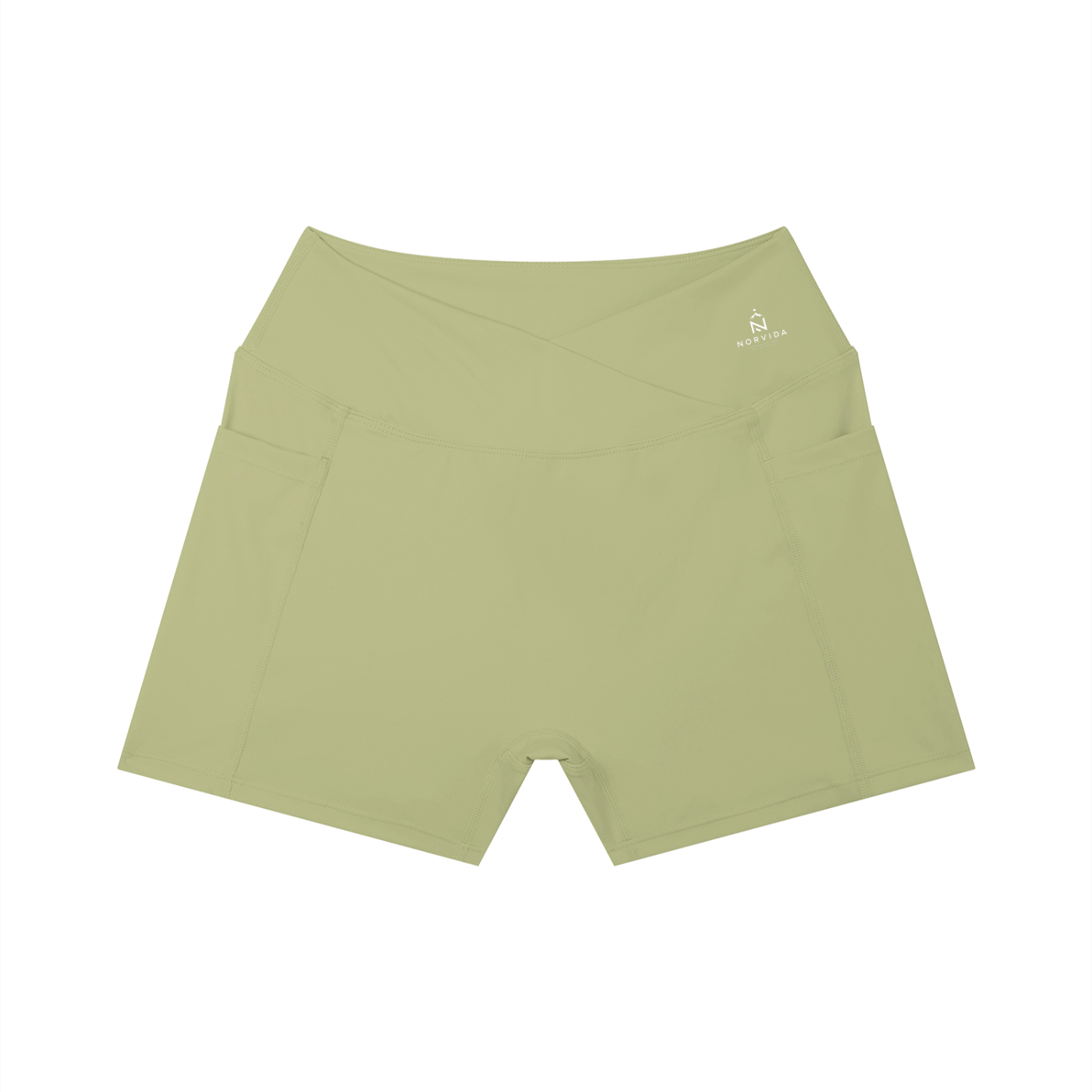 NORVIDA Women’s High-Rise Pocket Yoga Shorts