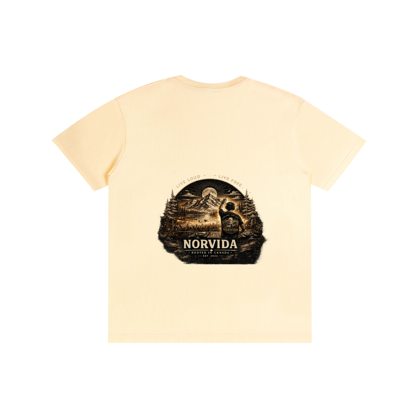 NORVIDA Pure Cotton Unisex T-Shirt – Live Loud Collection