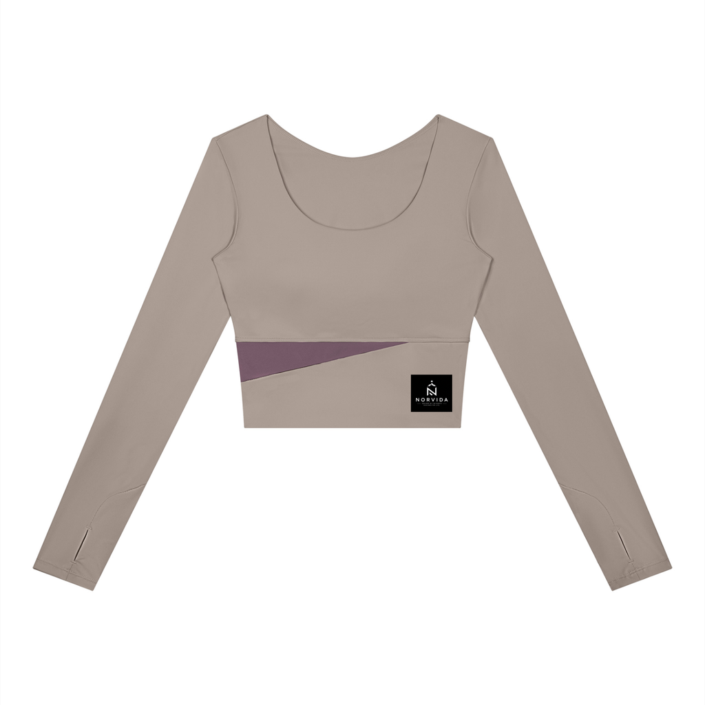 NORVIDA Northern Flow Panelled Long Sleeve Yoga Top