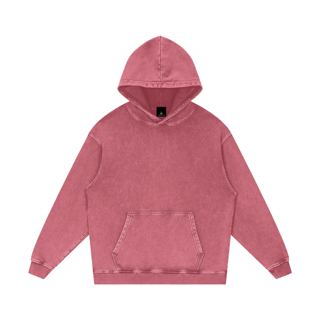 NORVIDA Trail Rider Snow Washed Loose Cotton Hoodie