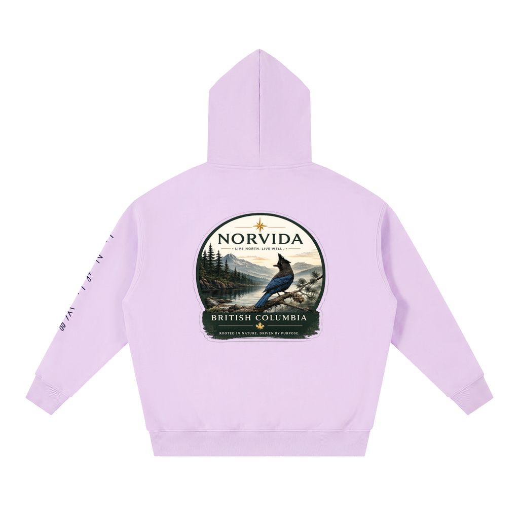 NORVIDA BC Steller’s Jay Oversized Fleece Hoodie