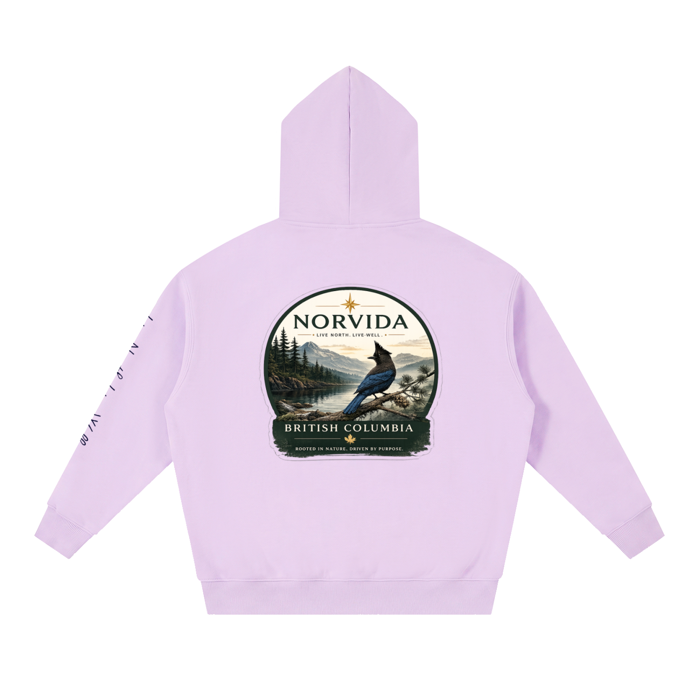NORVIDA BC Steller’s Jay Oversized Fleece Hoodie
