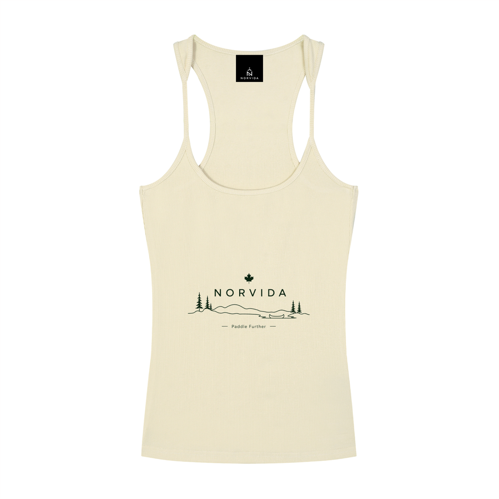 Norvida Women’s Ribbed Racerback Tank