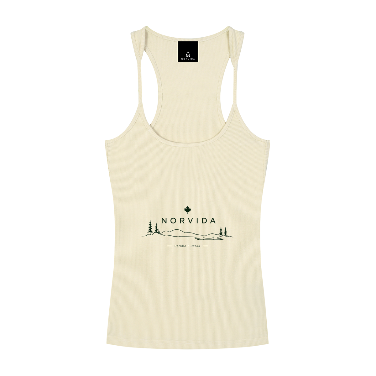 Norvida Women’s Ribbed Racerback Tank