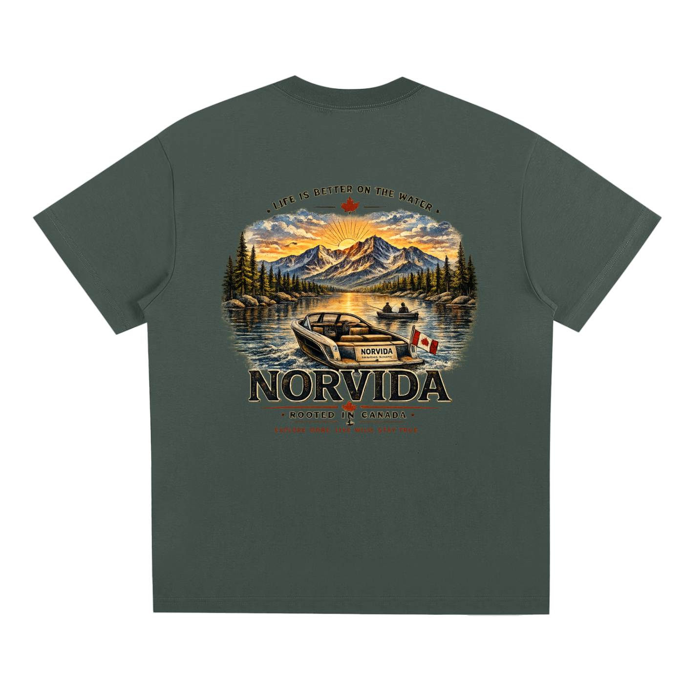 NORVIDA Life on the Water Performance Tee