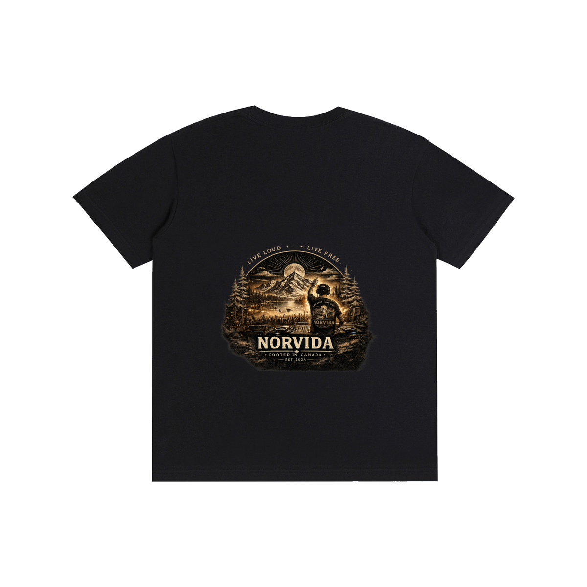 NORVIDA Pure Cotton Unisex T-Shirt – Live Loud Collection