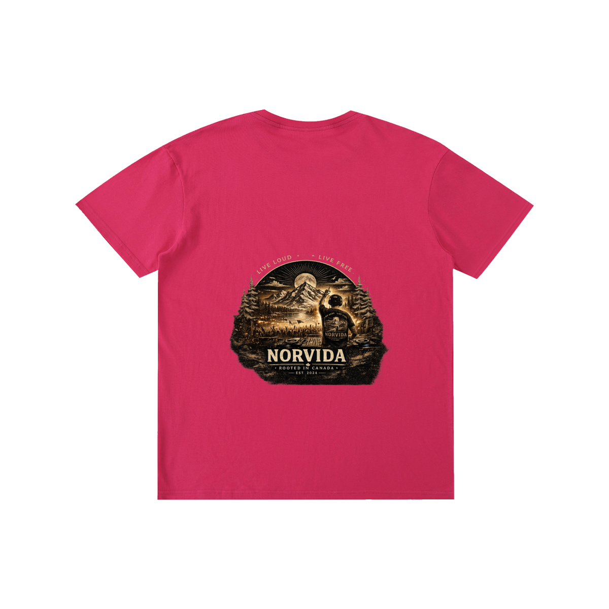 NORVIDA Pure Cotton Unisex T-Shirt – Live Loud Collection