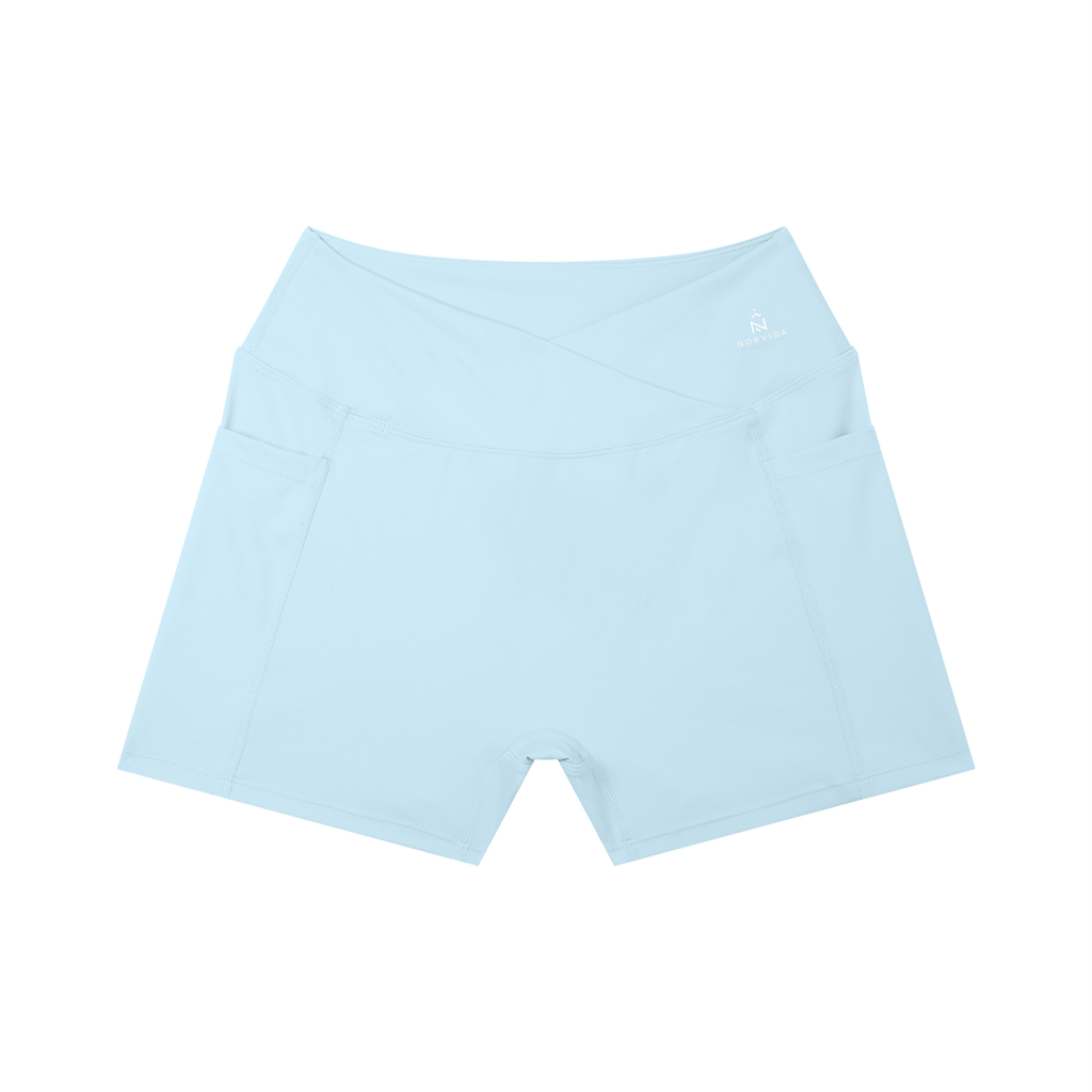 NORVIDA Women’s High-Rise Pocket Yoga Shorts