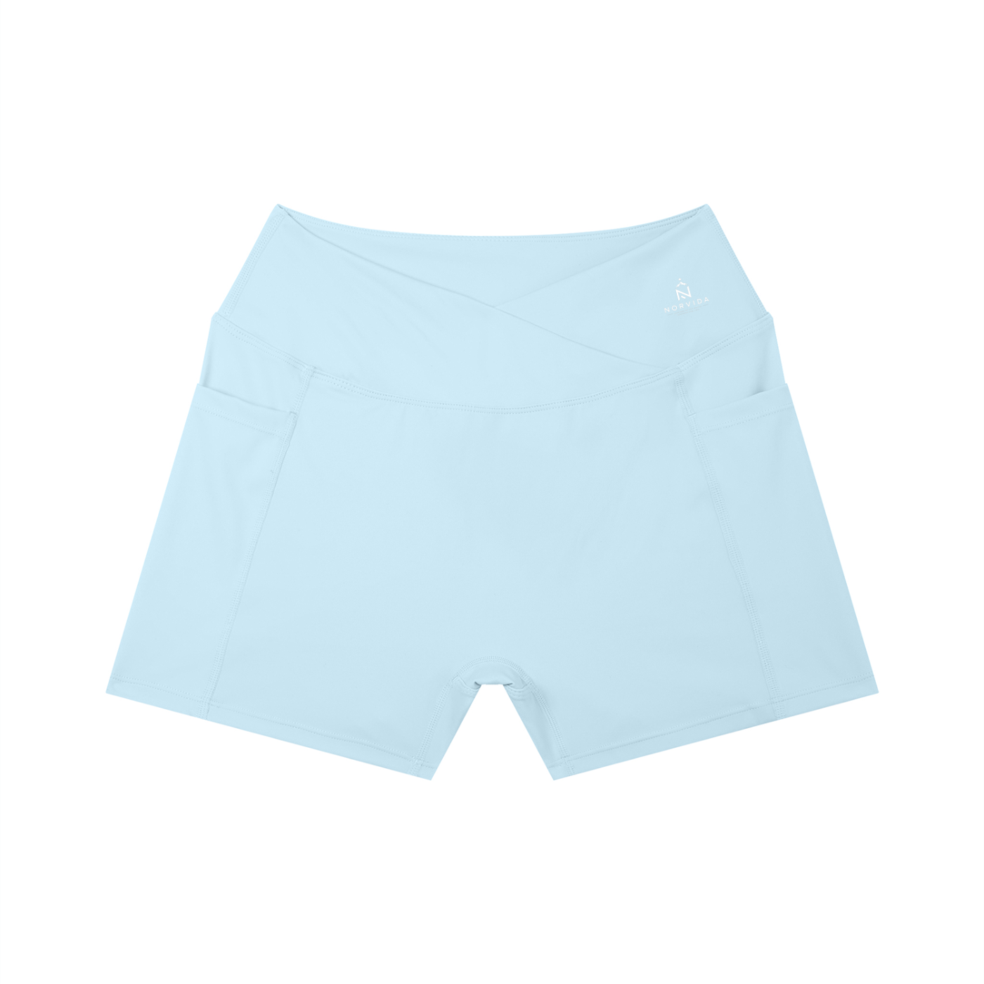 NORVIDA Women’s High-Rise Pocket Yoga Shorts