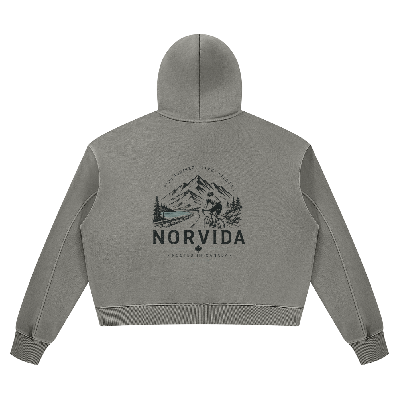 NORVIDA Women’s Vintage Wash Heavyweight Hoodie – Ride Further Collection
