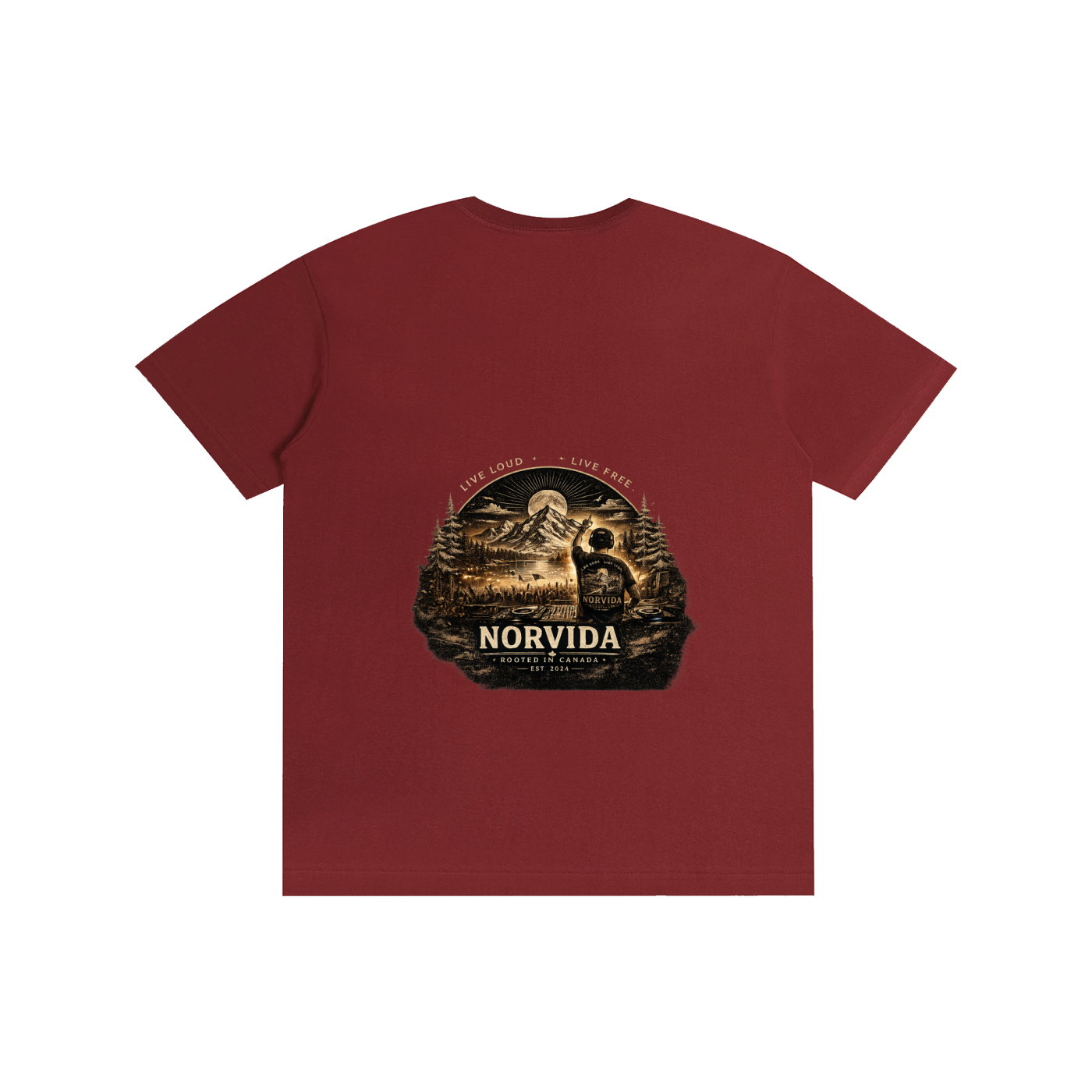 NORVIDA Pure Cotton Unisex T-Shirt – Live Loud Collection