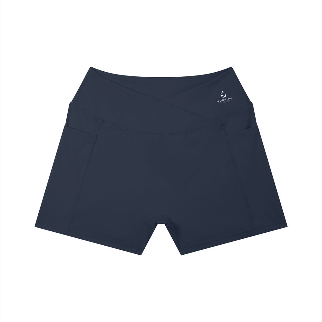 NORVIDA Women’s High-Rise Pocket Yoga Shorts