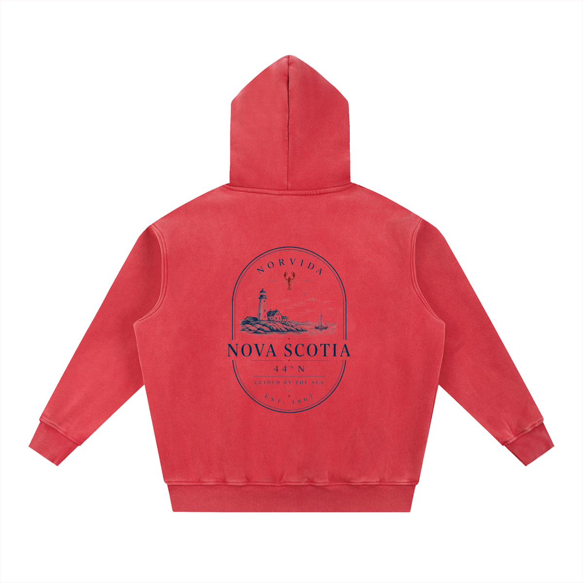 NORVIDA Atlantic Heritage Oversized Fleece Hoodie