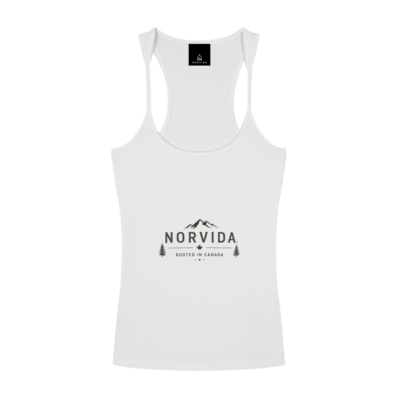 NORVIDA Women’s Slim Fit Ribbed Racerback Tank Top – Adventure Collection