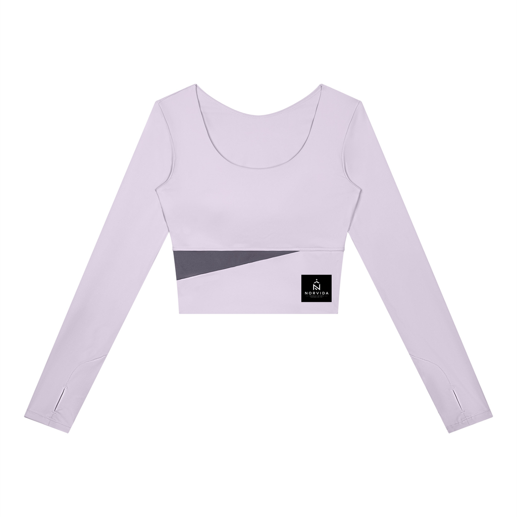 NORVIDA Northern Flow Panelled Long Sleeve Yoga Top