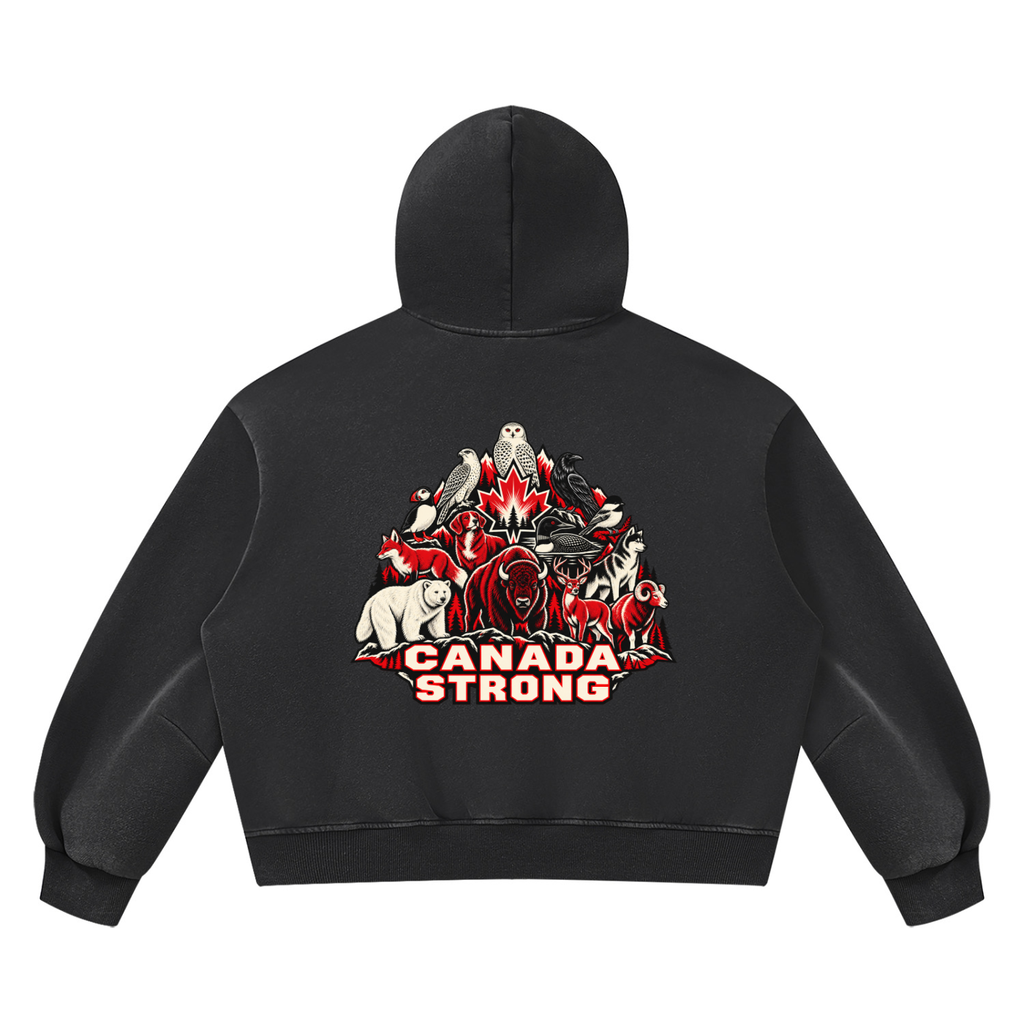 STRONG CANADA Vintage Fleece Hoodie | NORVIDA