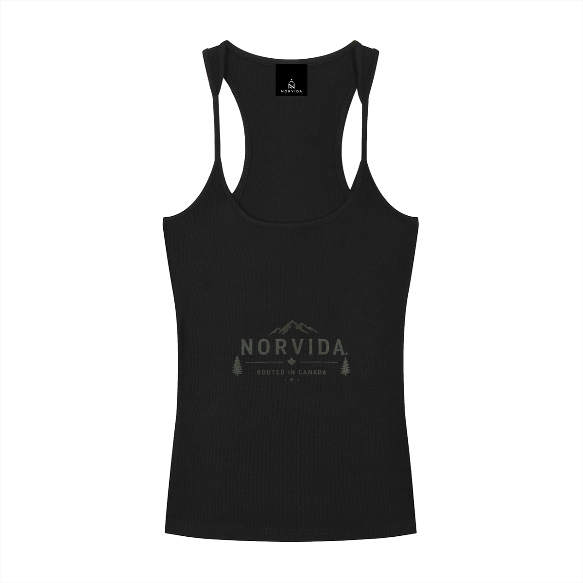 NORVIDA Women’s Slim Fit Ribbed Racerback Tank Top – Adventure Collection