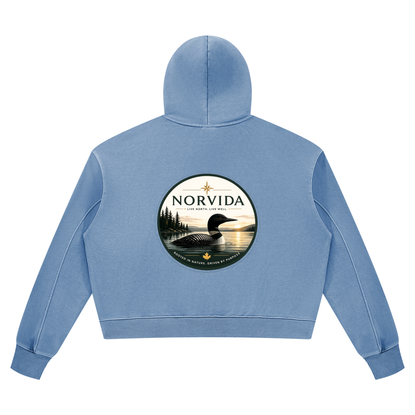 Norvida Women’s Vintage Wash Heavyweight Hoodie | Premium Oversized Canadian Outdoor Hoodie