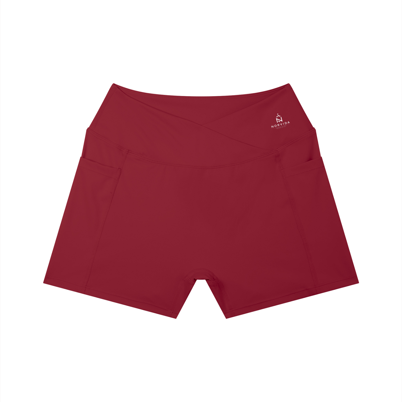NORVIDA Women’s High-Rise Pocket Yoga Shorts