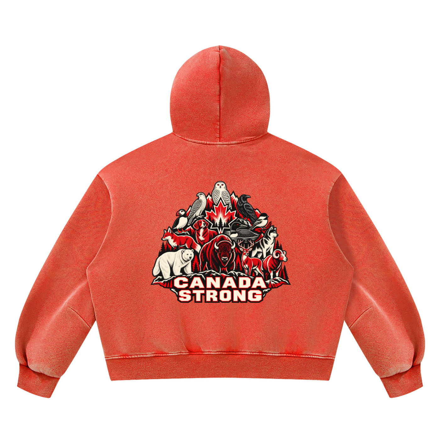 STRONG CANADA Vintage Fleece Hoodie | NORVIDA