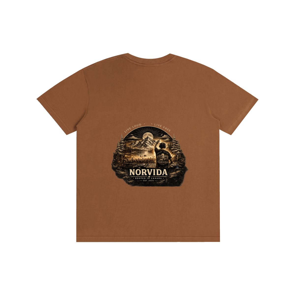 NORVIDA Pure Cotton Unisex T-Shirt – Live Loud Collection