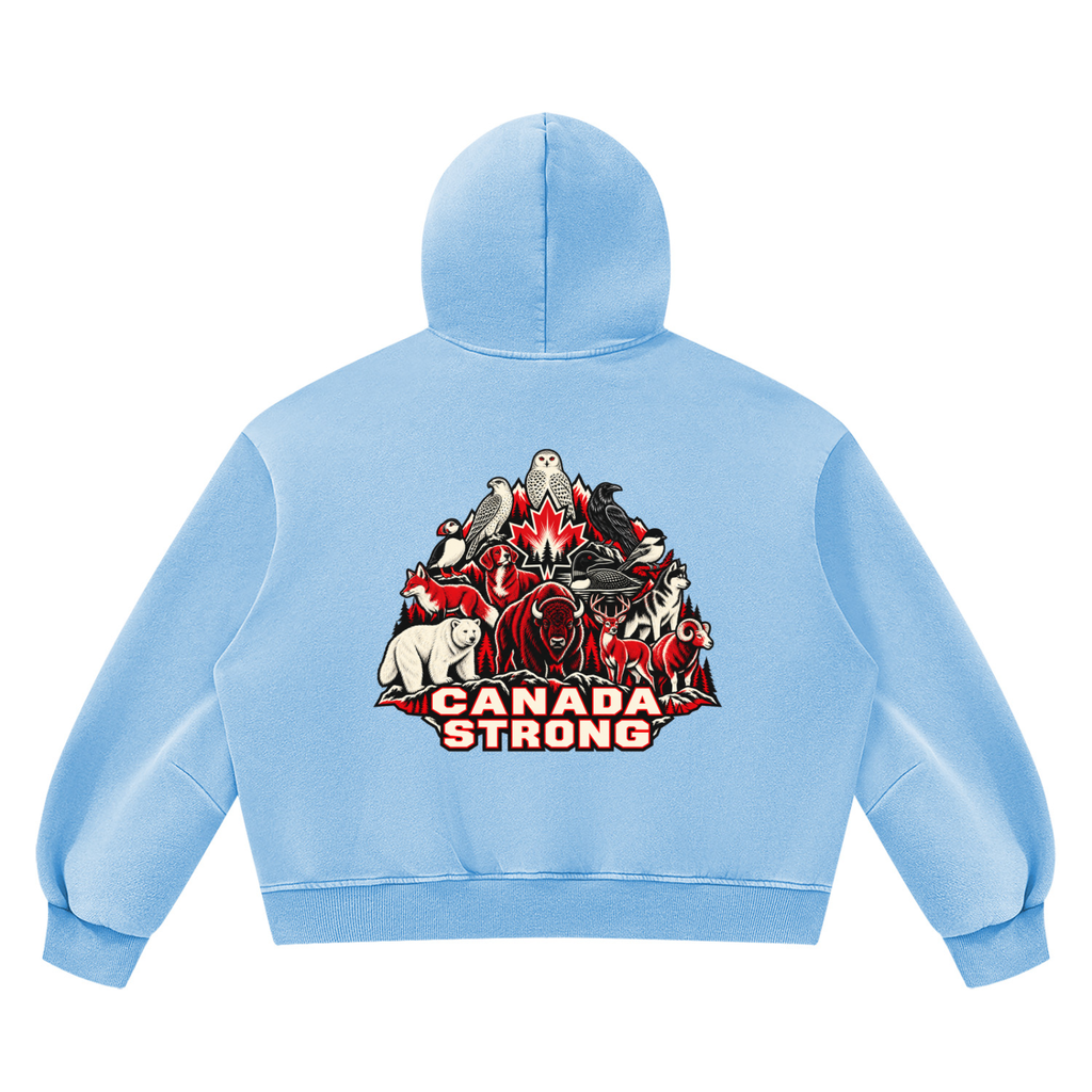 STRONG CANADA Vintage Fleece Hoodie | NORVIDA