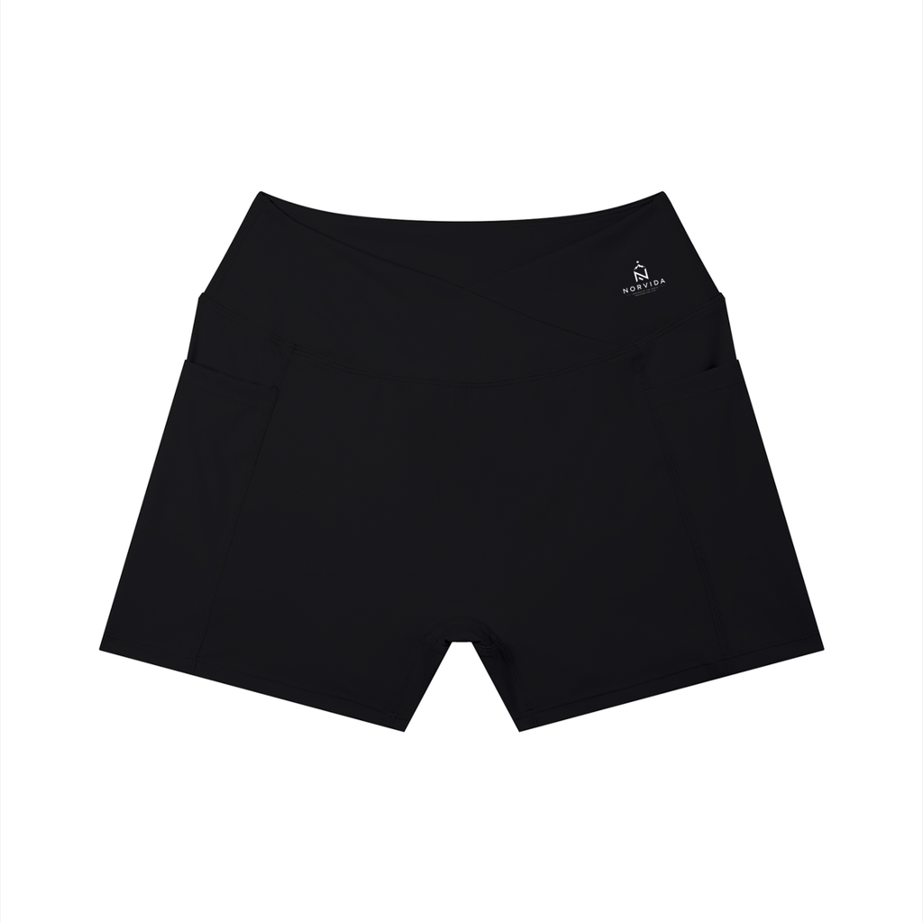 NORVIDA Women’s High-Rise Pocket Yoga Shorts