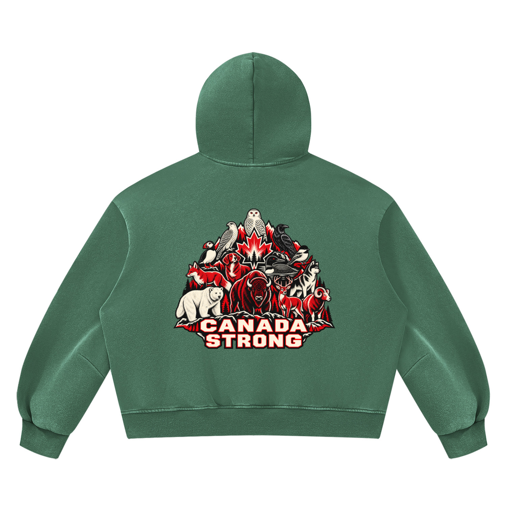 STRONG CANADA Vintage Fleece Hoodie | NORVIDA