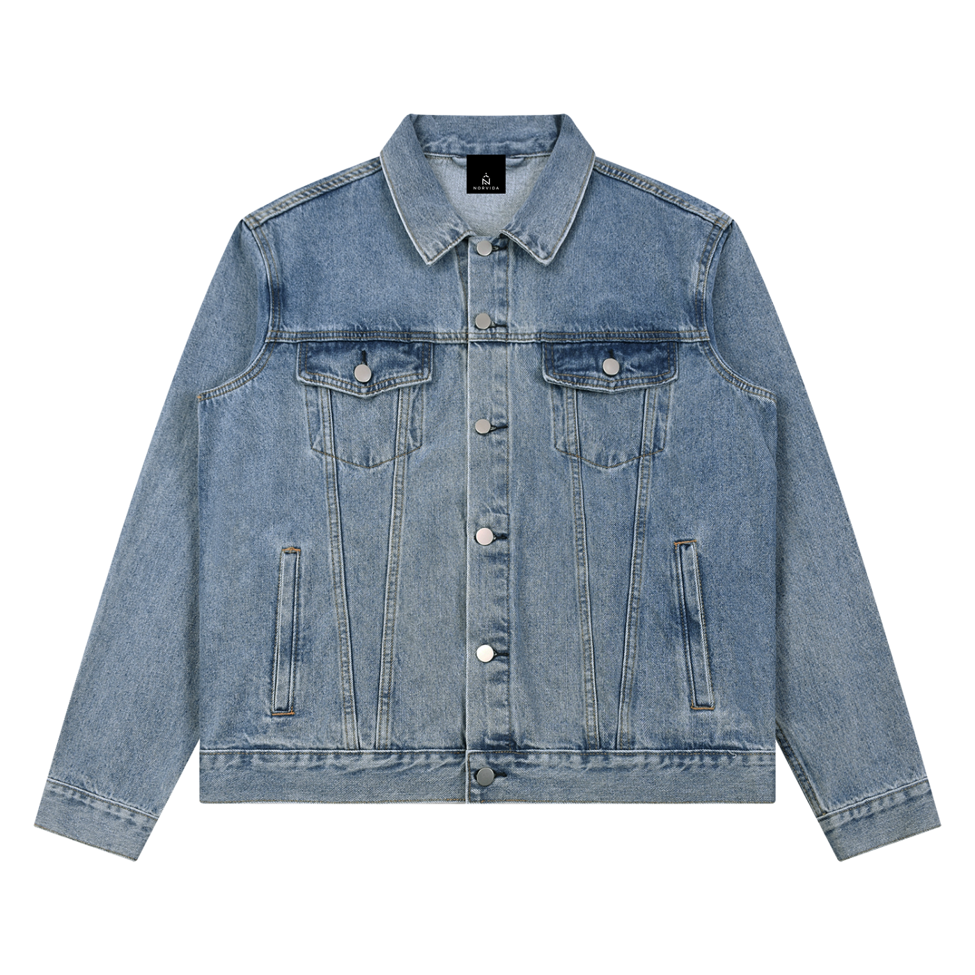 NORVIDA Vintage Wash Denim Jacket