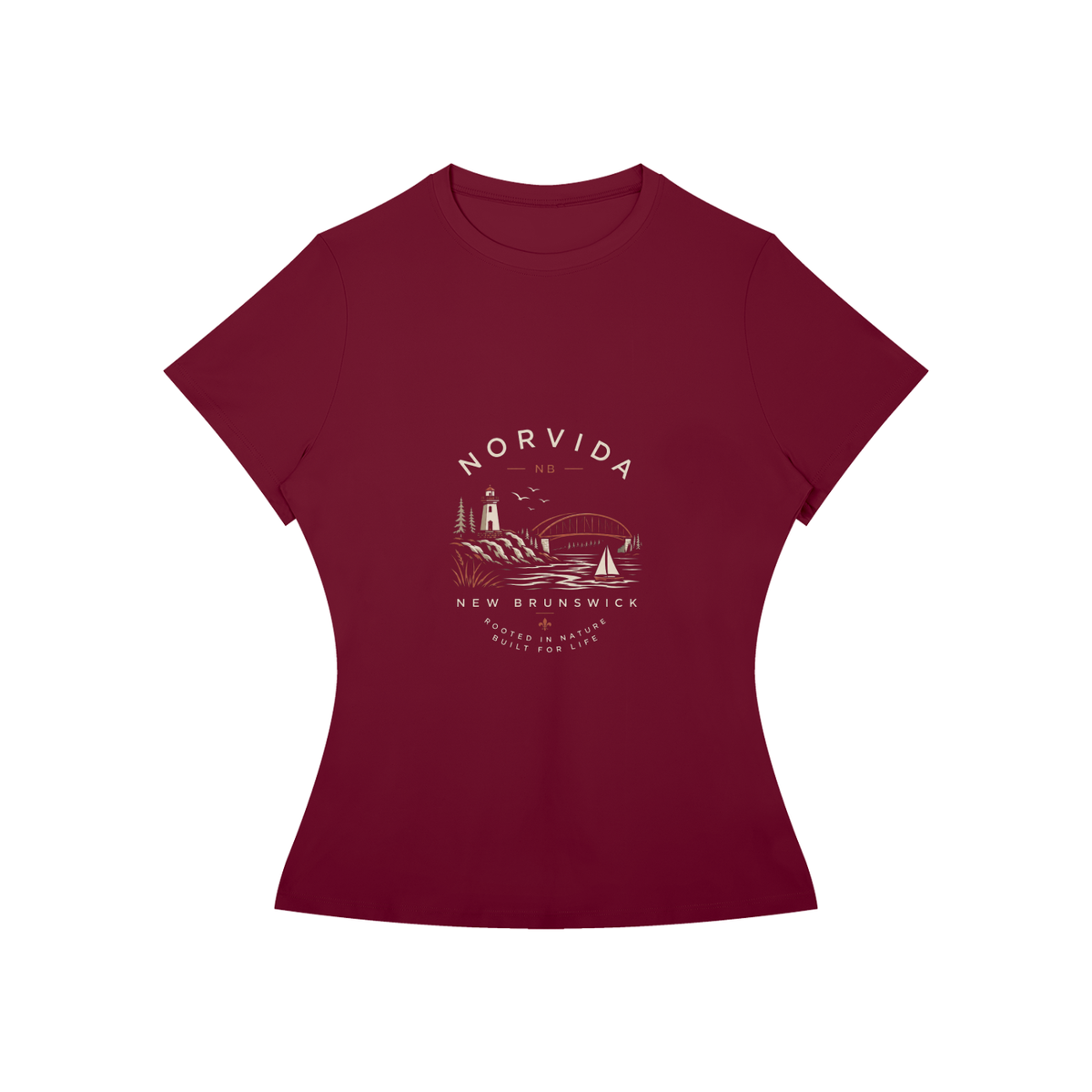 New Brunswick Women’s Slim Fit Performance T-Shirt