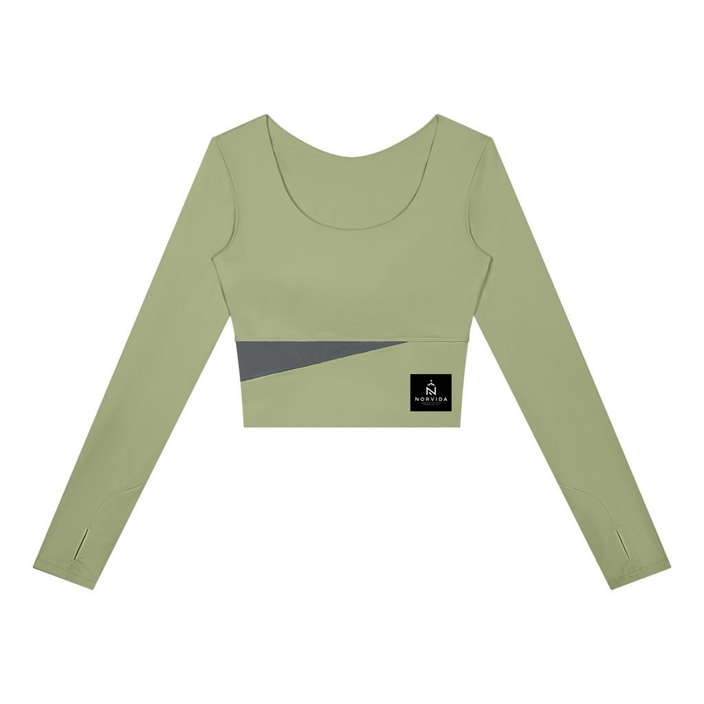 NORVIDA Northern Flow Panelled Long Sleeve Yoga Top