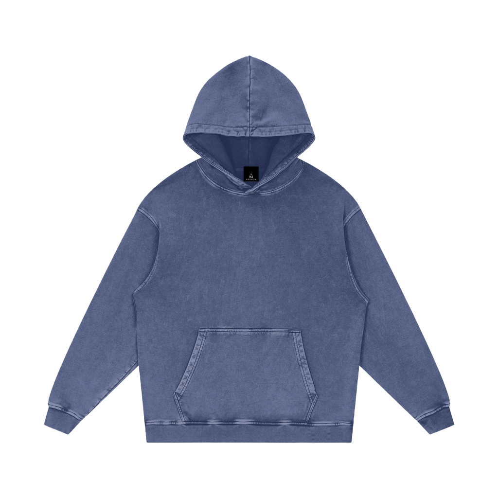 NORVIDA Trail Rider Snow Washed Loose Cotton Hoodie