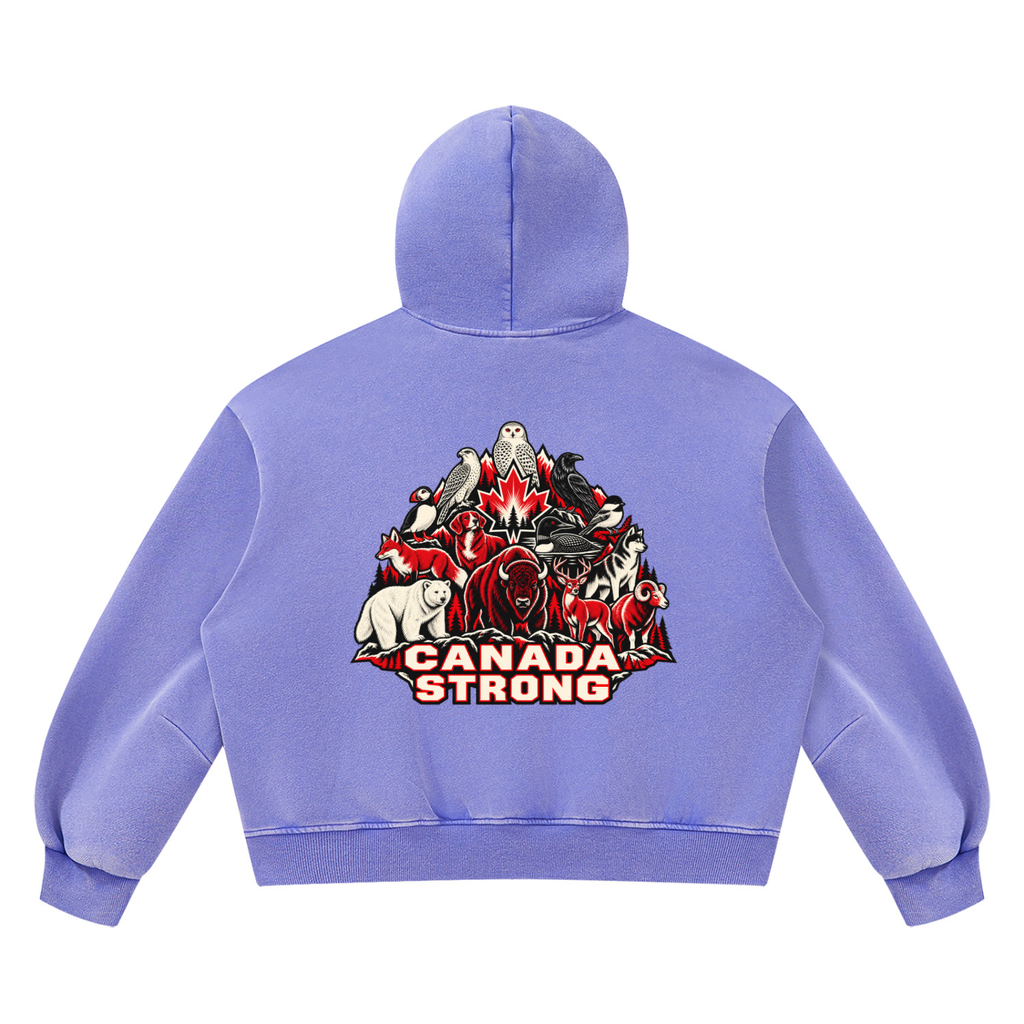 STRONG CANADA Vintage Fleece Hoodie | NORVIDA