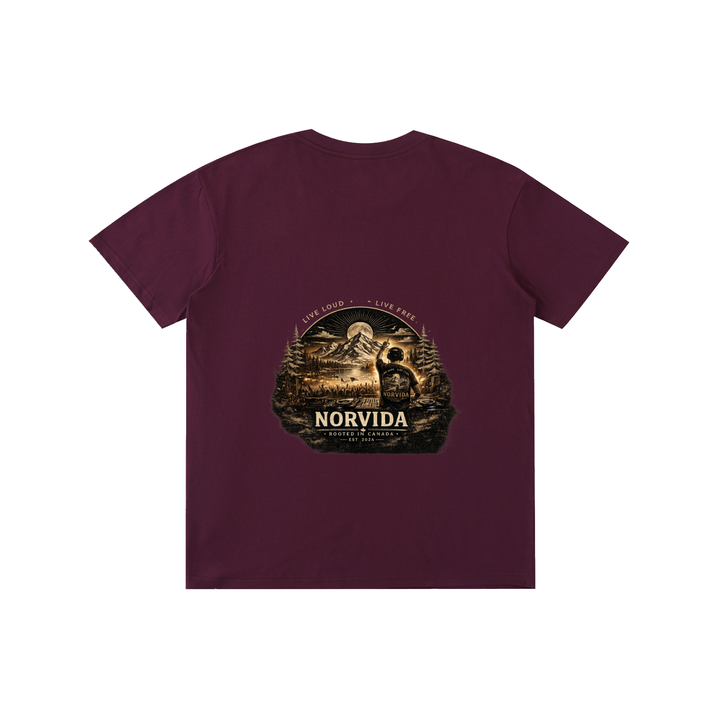 NORVIDA Pure Cotton Unisex T-Shirt – Live Loud Collection