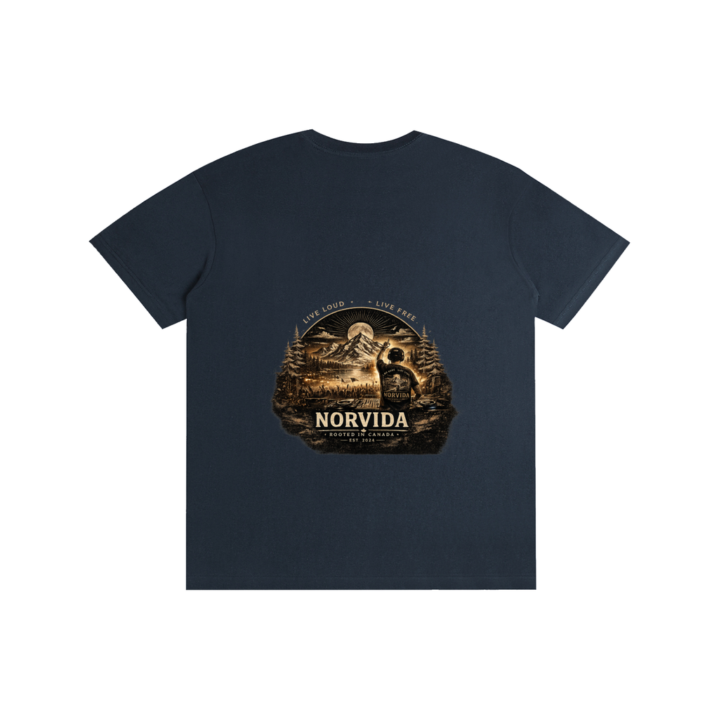 NORVIDA Pure Cotton Unisex T-Shirt – Live Loud Collection