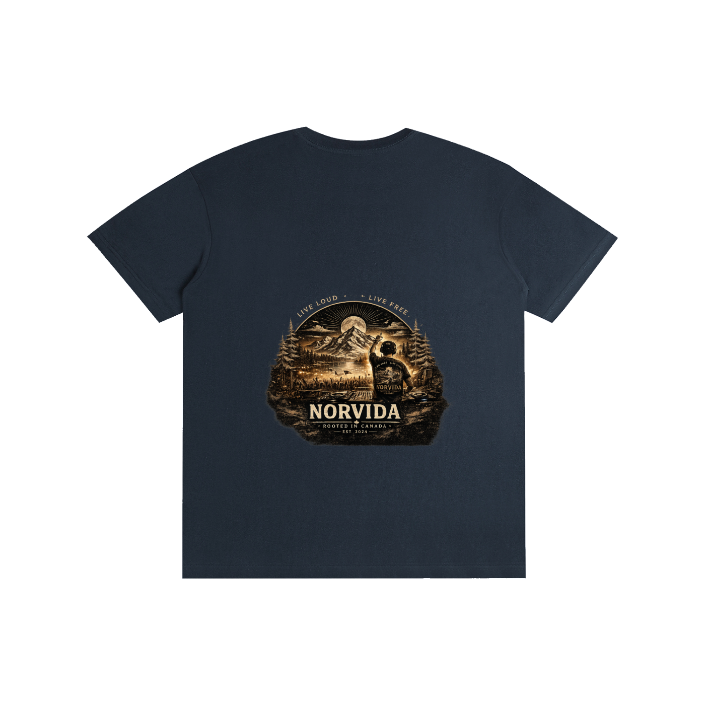 NORVIDA Pure Cotton Unisex T-Shirt – Live Loud Collection