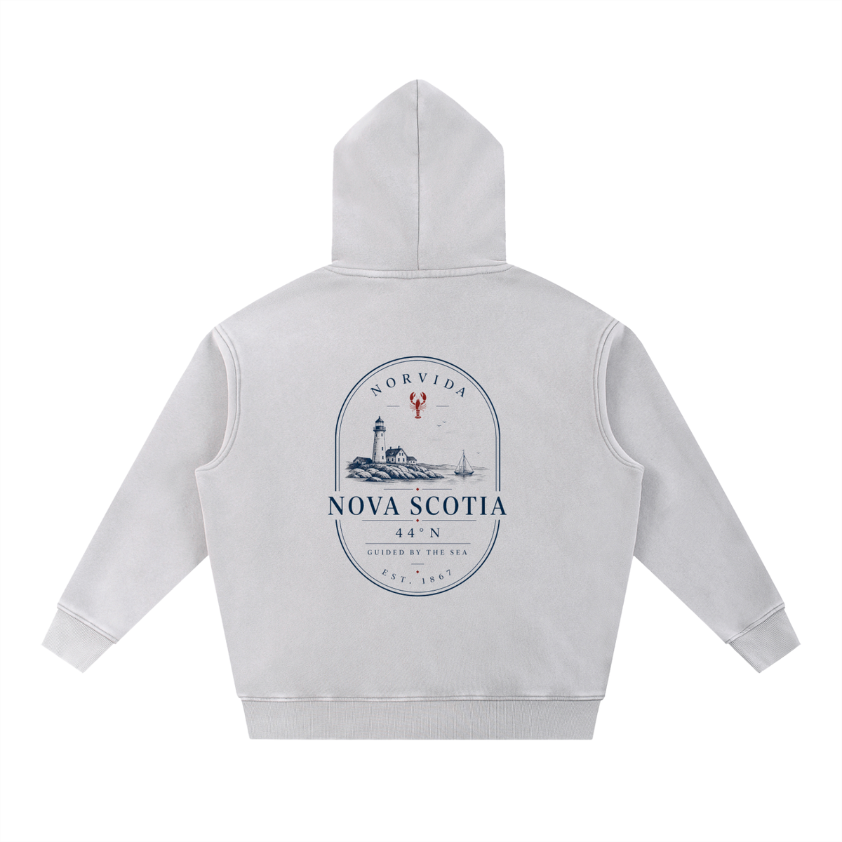 NORVIDA Atlantic Heritage Oversized Fleece Hoodie