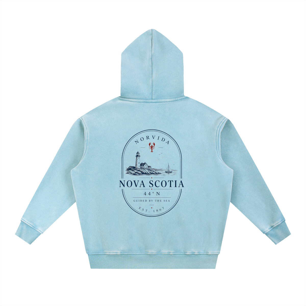 NORVIDA Atlantic Heritage Oversized Fleece Hoodie