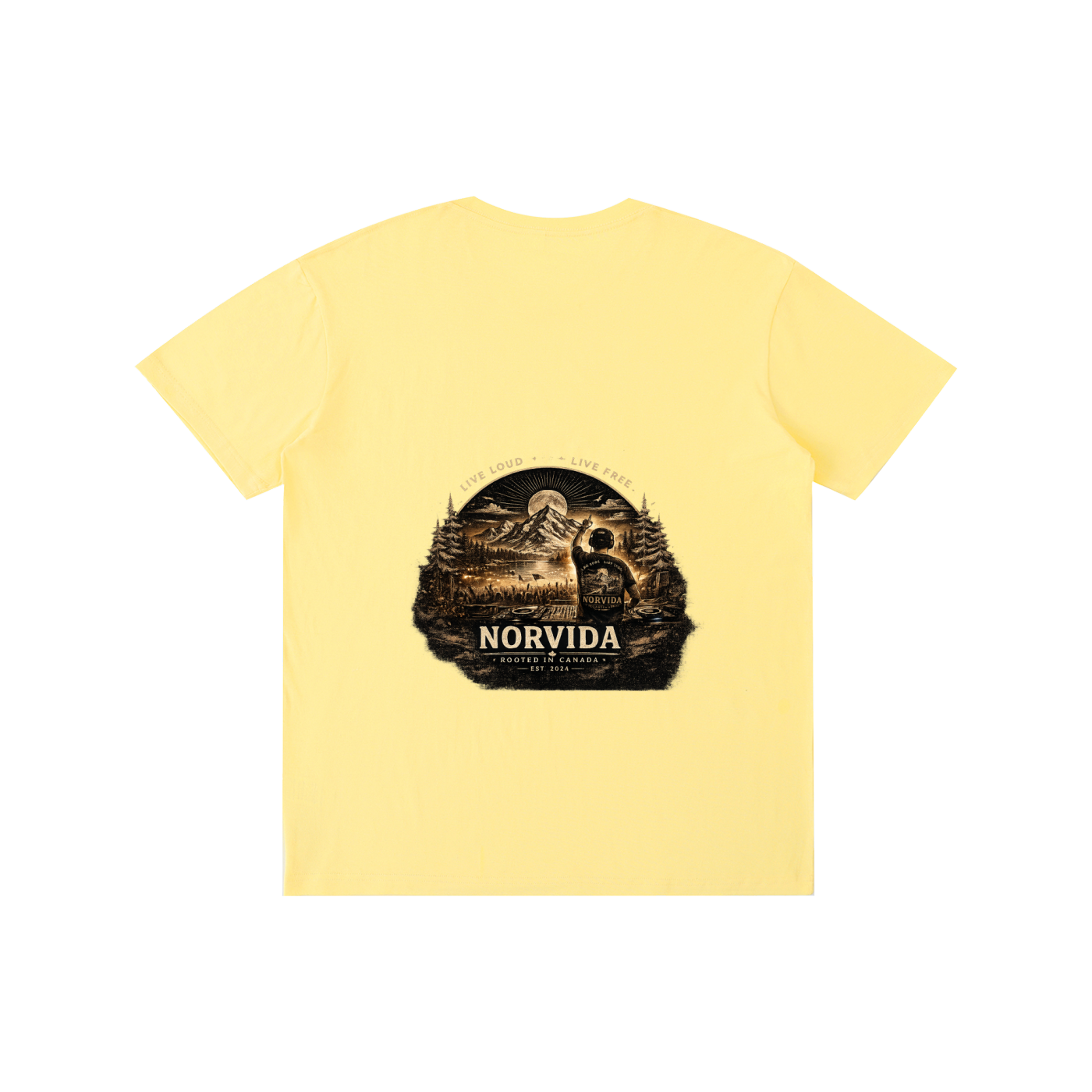 NORVIDA Pure Cotton Unisex T-Shirt – Live Loud Collection
