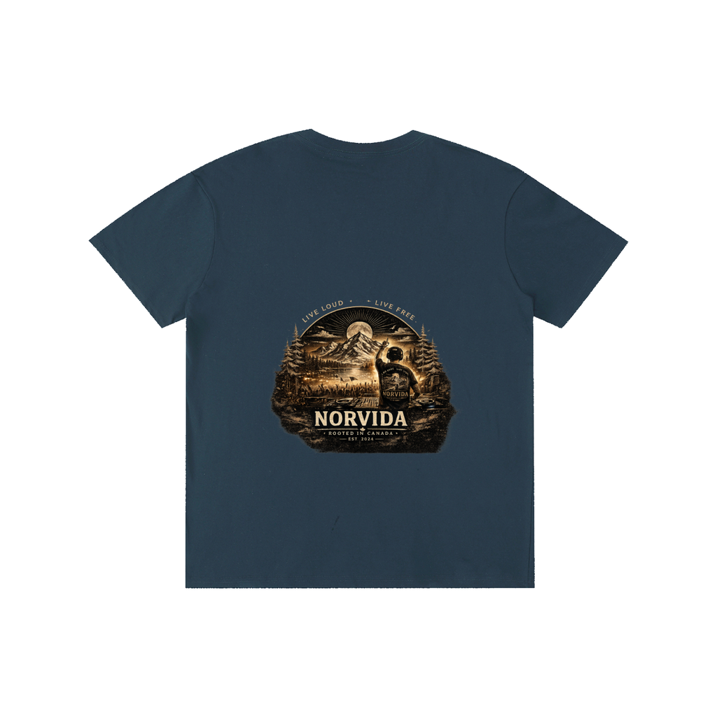 NORVIDA Pure Cotton Unisex T-Shirt – Live Loud Collection