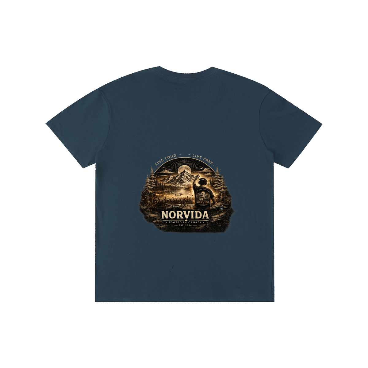 NORVIDA Pure Cotton Unisex T-Shirt – Live Loud Collection