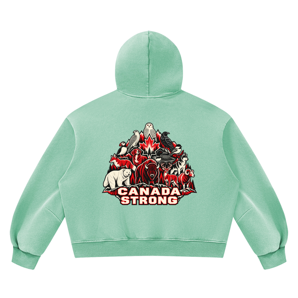 STRONG CANADA Vintage Fleece Hoodie | NORVIDA