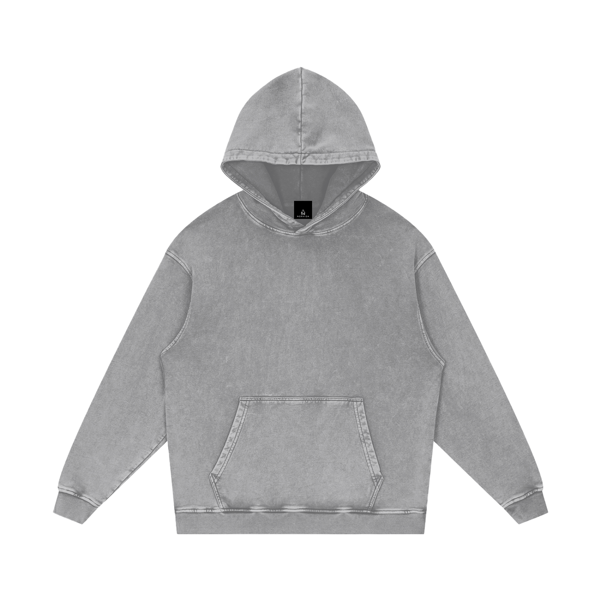 NORVIDA Trail Rider Snow Washed Loose Cotton Hoodie