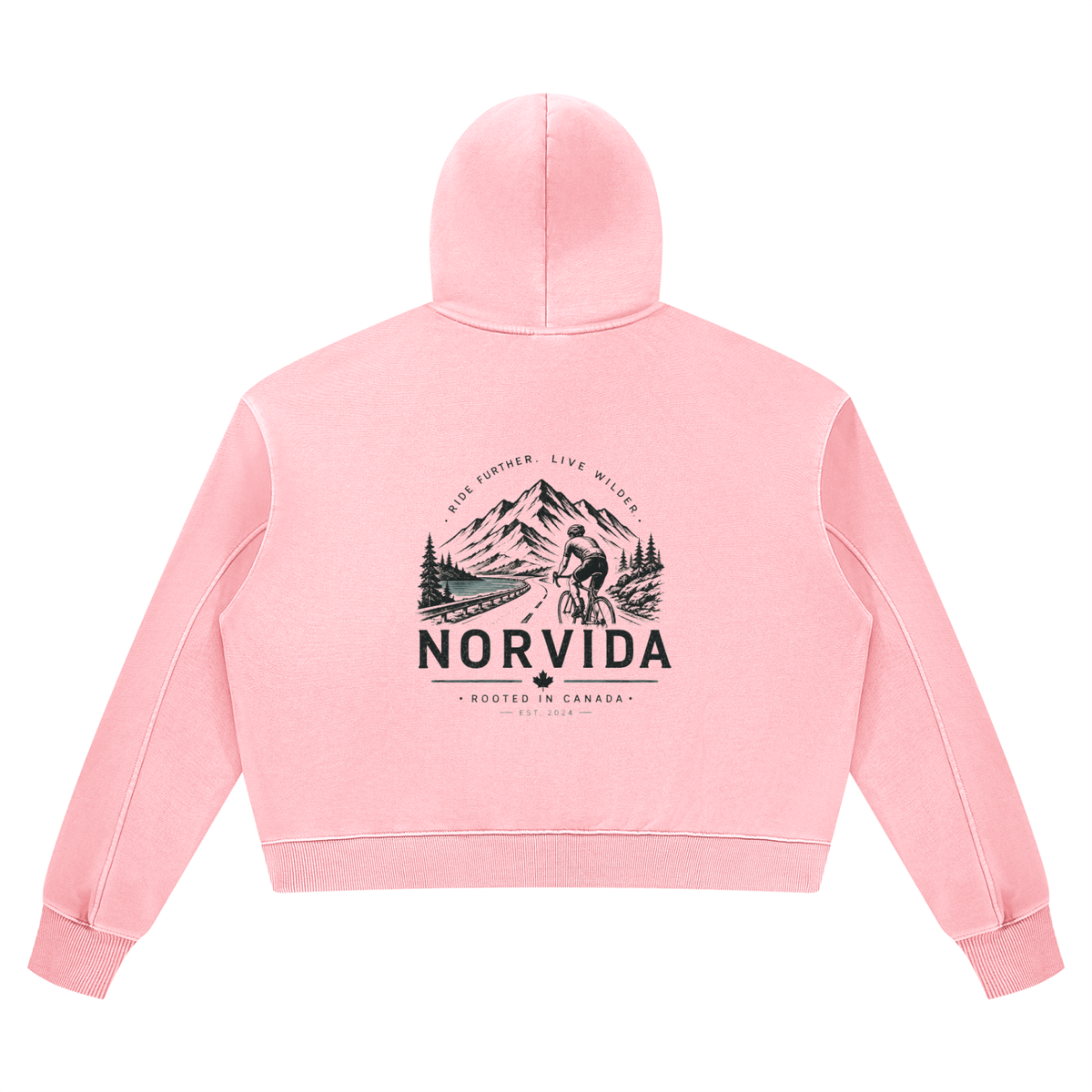 NORVIDA Women’s Vintage Wash Heavyweight Hoodie – Ride Further Collection