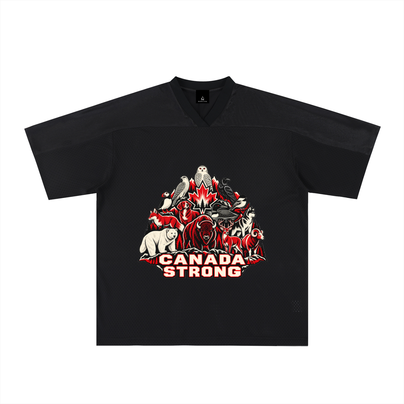 STRONG CANADA Heritage Mesh Jersey | NORVIDA