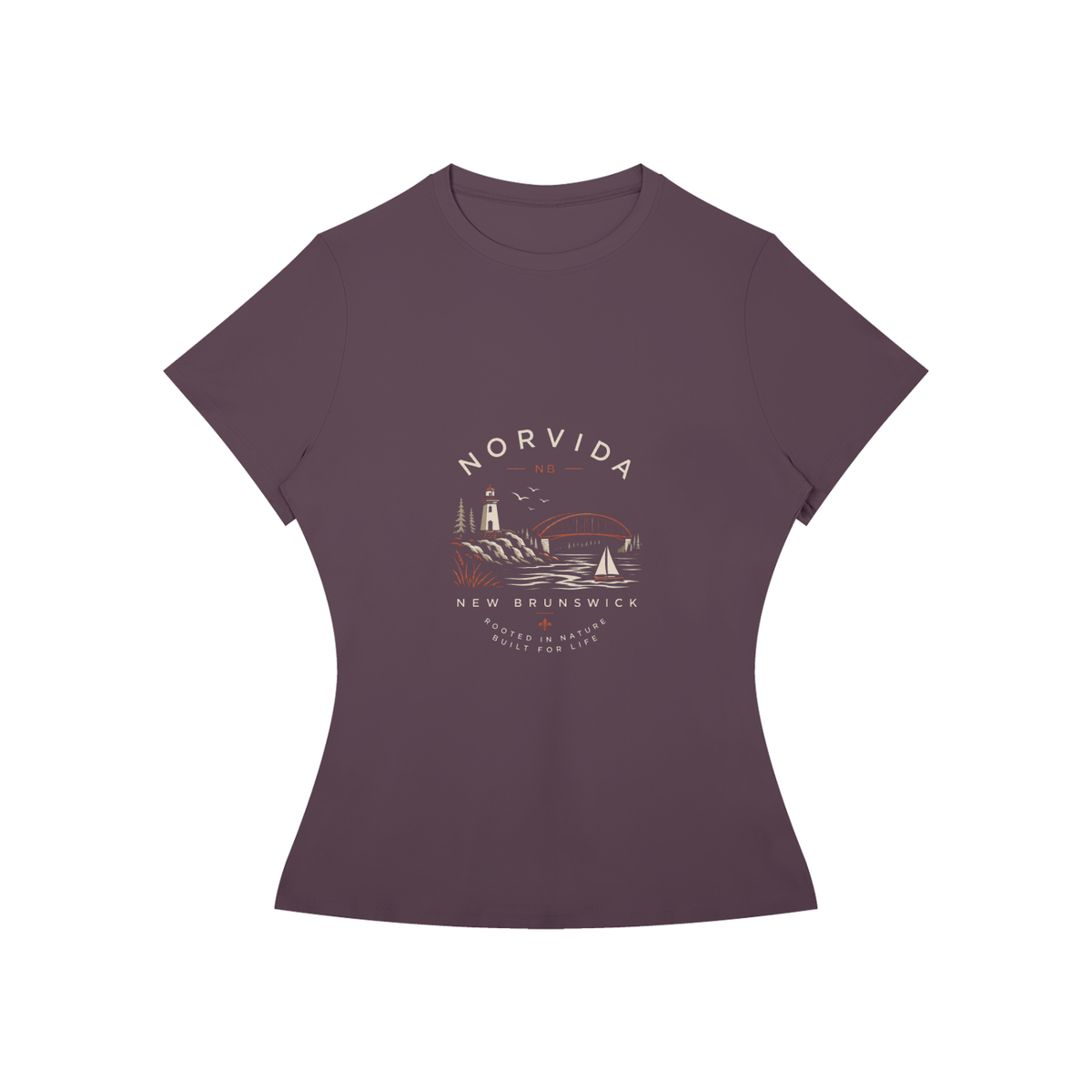 New Brunswick Women’s Slim Fit Performance T-Shirt