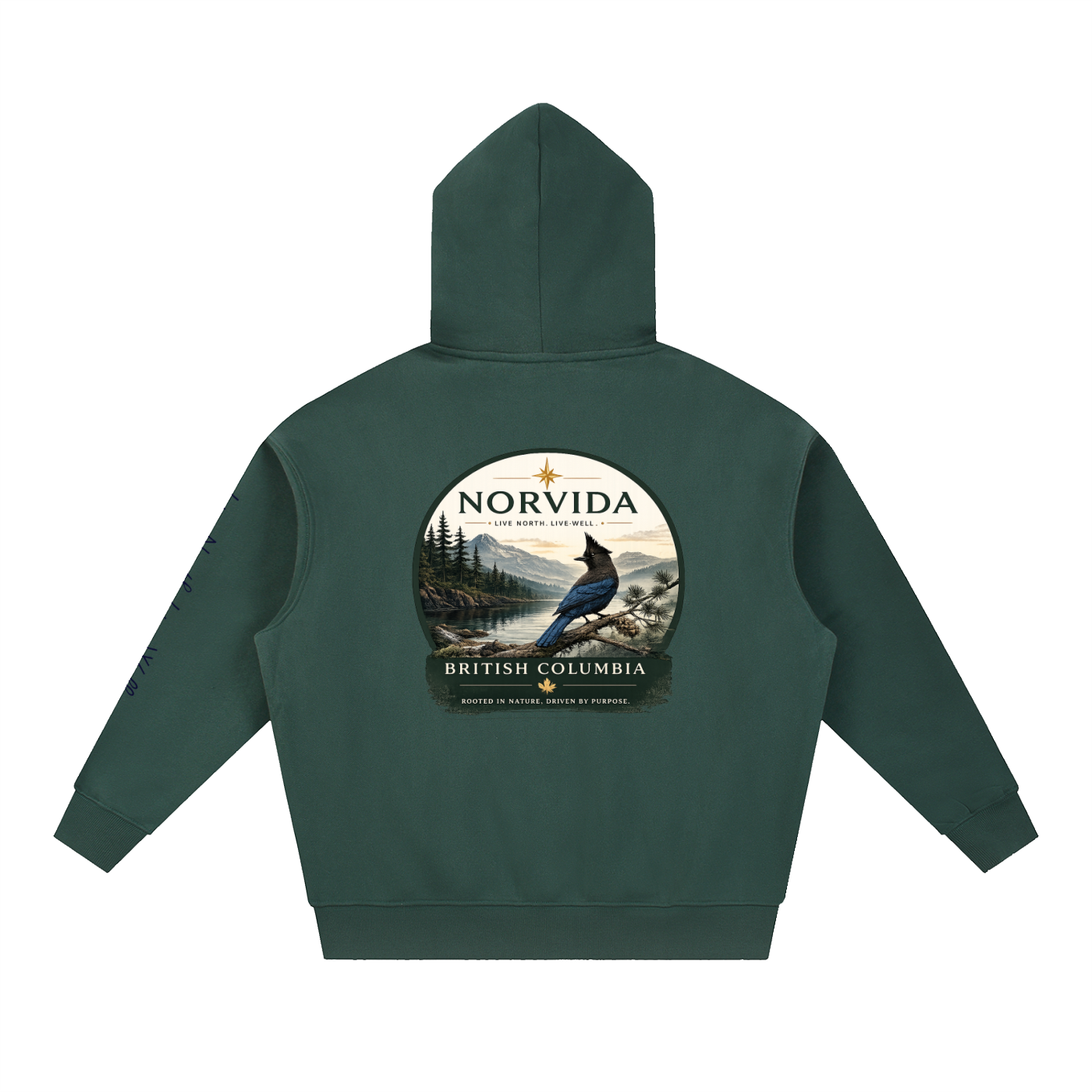 NORVIDA BC Steller’s Jay Oversized Fleece Hoodie