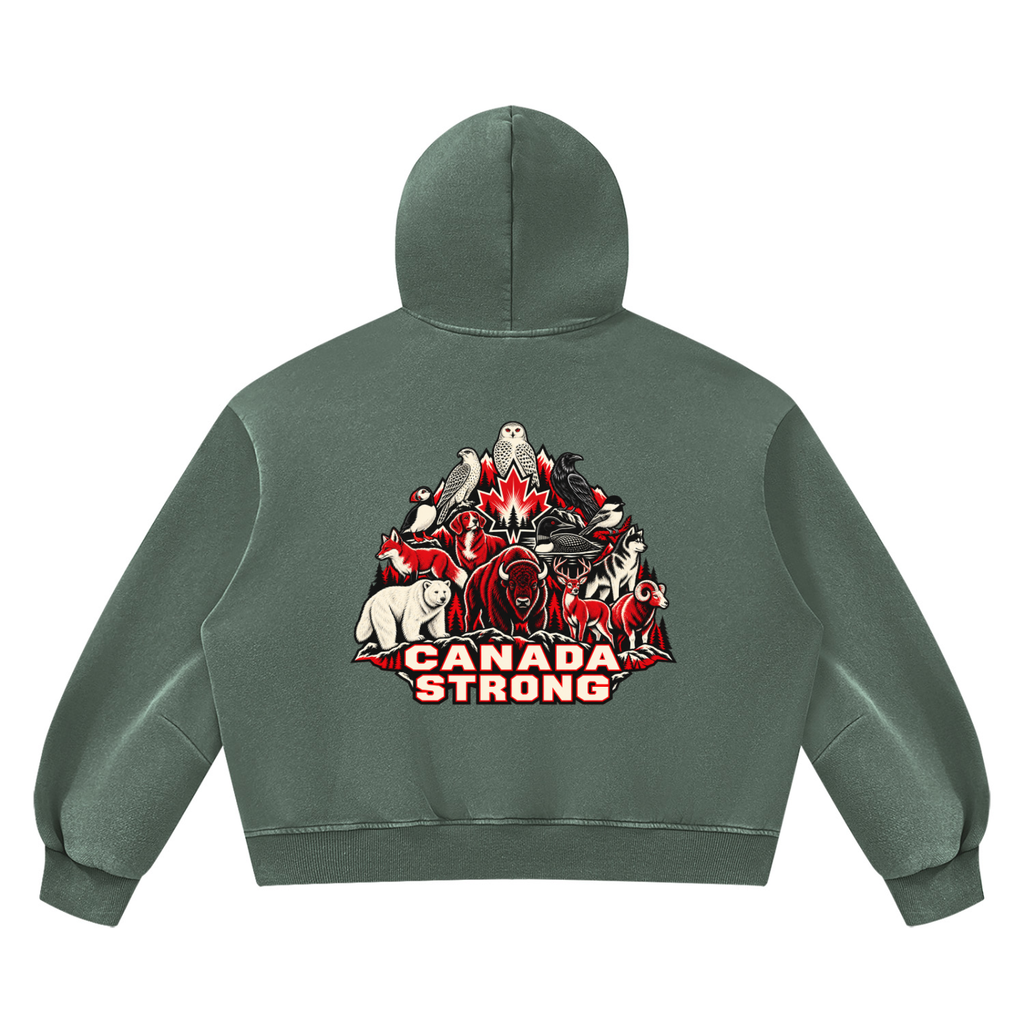 STRONG CANADA Vintage Fleece Hoodie | NORVIDA
