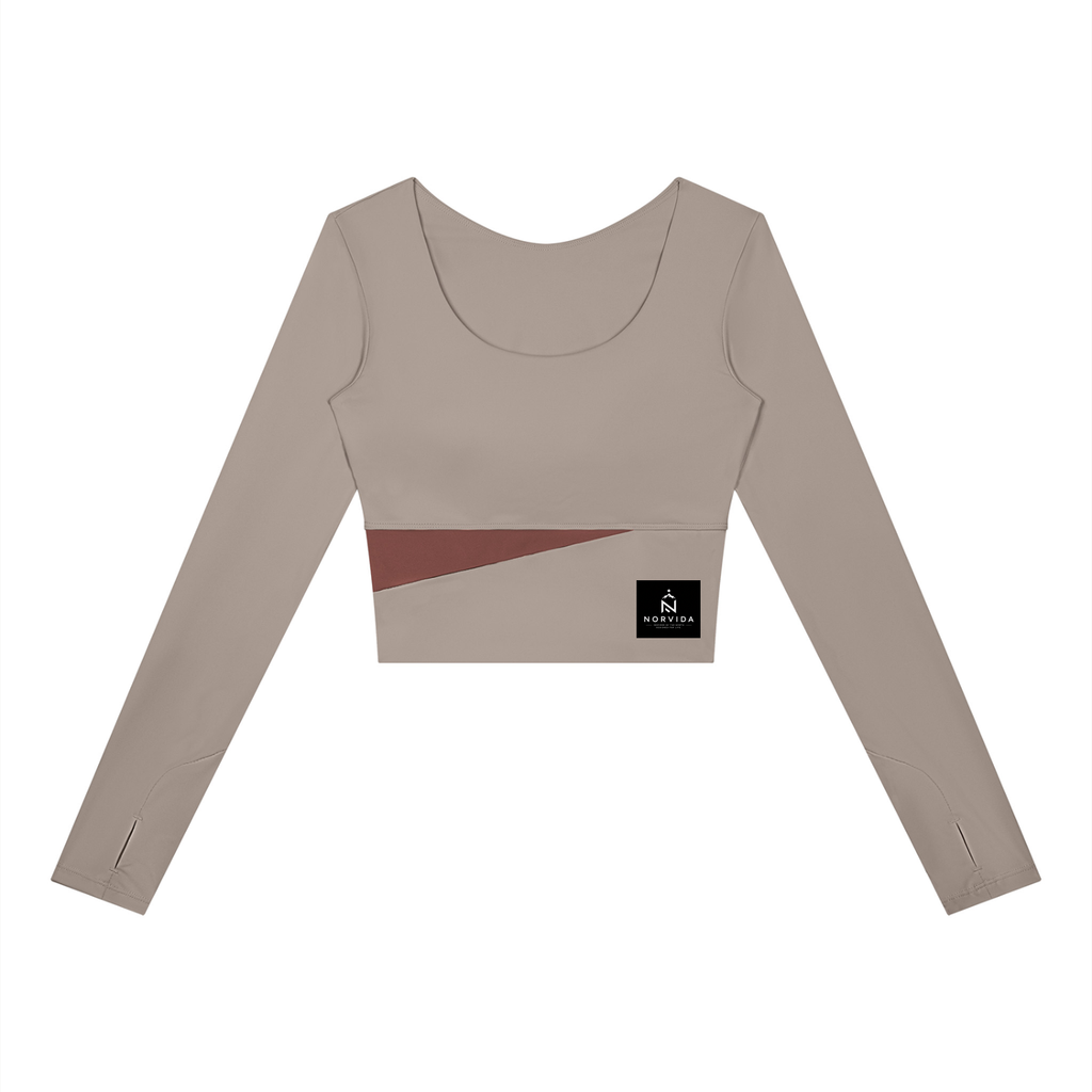 NORVIDA Northern Flow Panelled Long Sleeve Yoga Top