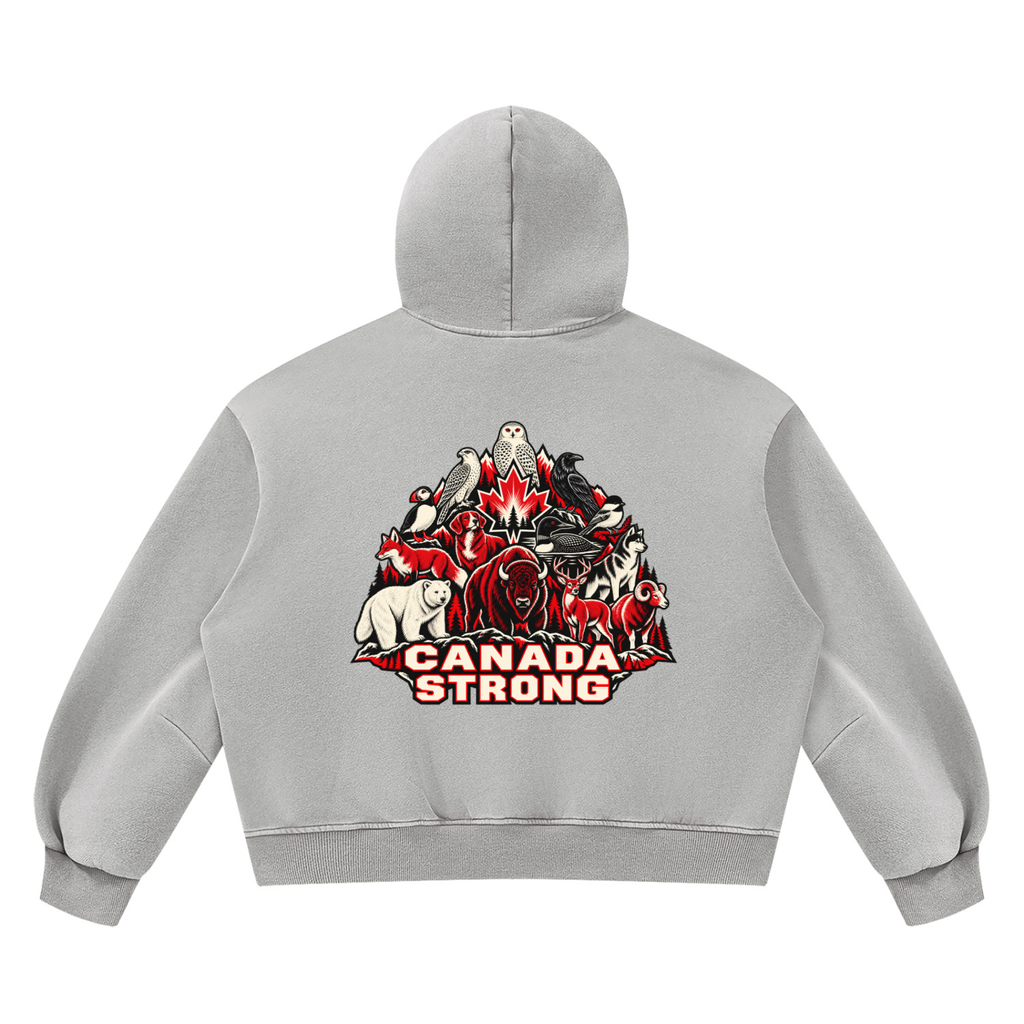 STRONG CANADA Vintage Fleece Hoodie | NORVIDA